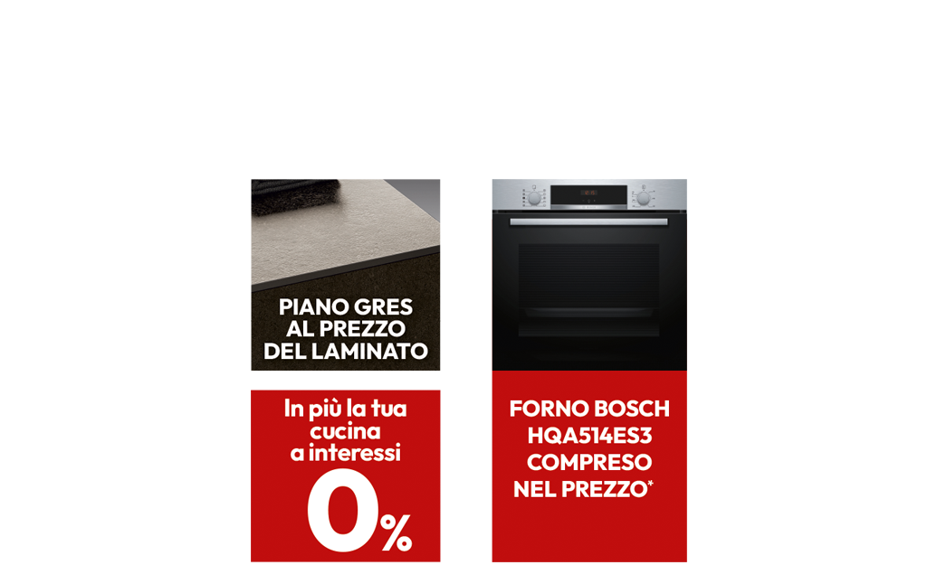 Vivi la tua cucina. Con tre vantaggi in piÃ¹!
